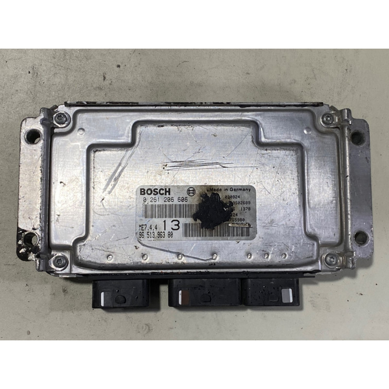 ECU MOTOR BOSCH ME7.4.4 0261206606 PSA 9651396380 - CON INMOVILIZADOR ANULADO (INMO / IMMO OFF)