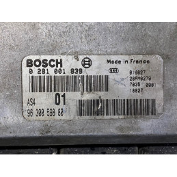 ECU MOTOR BOSCH AS4 0281001839 PSA 9630059880