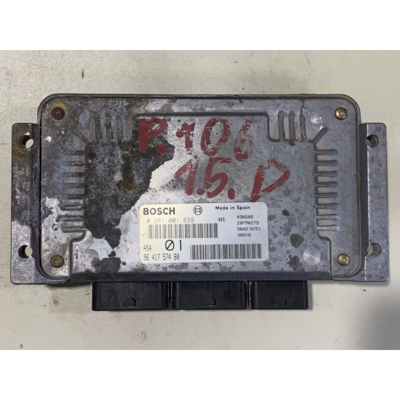 BOSCH 0281001839 PSA 9630059880 BOSCH 0281001839 PSA 9630059880