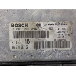 ECU MOTOR BOSCH M7.4.4 0261206246 PSA 9637838780