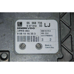 ECU MOTOR SIEMENS VDO SIMTEC 75.5 5WK9463 OPEL 55568735