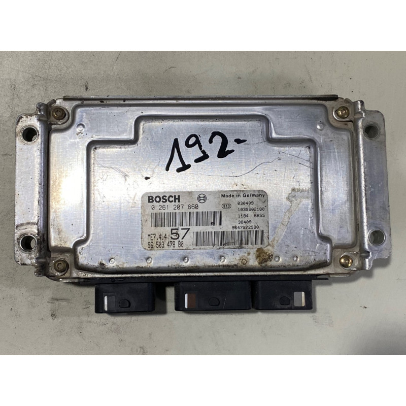 ECU MOTOR BOSCH ME7.4.4 0261207860 PSA 9650347880