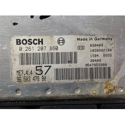 ECU MOTOR BOSCH ME7.4.4 0261207860 PSA 9650347880