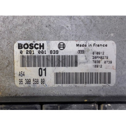 ECU MOTOR BOSCH AS4 0281001839 PSA 9630059880