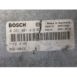 ECU MOTOR BOSCH EDC1.3.1 MSA11-10.24 0281001418 ROVER MSB100491