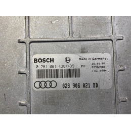 ECU MOTOR BOSCH EDCMSA15.5-5.2 0281001438/439 AUDI A4 I (8D) 1.9 TDI 66KW 90CV 028906021BD - CON INMOVILIZADOR ANULADO