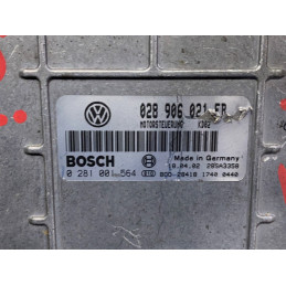 ECU MOTOR BOSCH EDCMSA15.5-7.20 0281001564 VOLKSWAGEN GOLF III (1H) 1.9 TDI 66KW 90CV 028906021FR - CON INMOVILIZADOR ANULADO