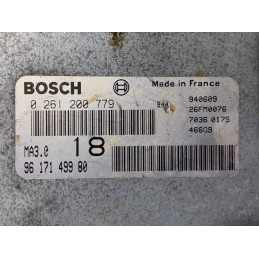 ECU MOTOR BOSCH MA3.0 0261200779 PSA 9617149980