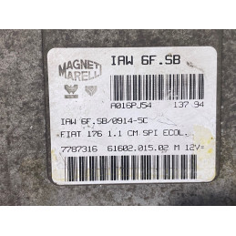 ECU MOTOR MAGNETI MARELLI IAW 6F.SB 61602.015.02 FIAT 7787316