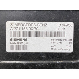 ECU MOTOR SIEMENS SIM4L KE 5WK90506 MERCEDES A2711539079