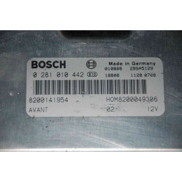 ECU BOSCH EDC15VM+2.V4 0281010442 RENAULT MEGANE SCENIC I 1.9 DTI 59KW 80CV HOM8200049306 8200141954 - VIRGEN AUTOCODIFICABLE