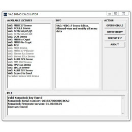 VAG IMMO WFS4 / WFS5 BASIC CALCULATOR - USB DONGLE INCLUDED
