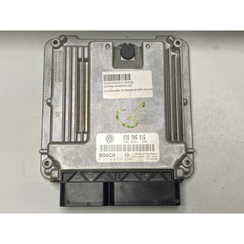 ECU MOTOR BOSCH EDC16U1-5.44 0281010734 VAG 038906016