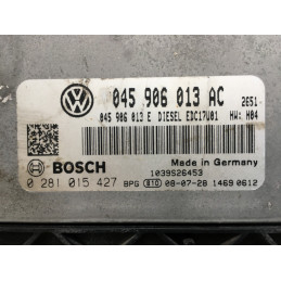 ECU MOTOR BOSCH EDC17U01-4.31 0281015427 VAG 045906013AC