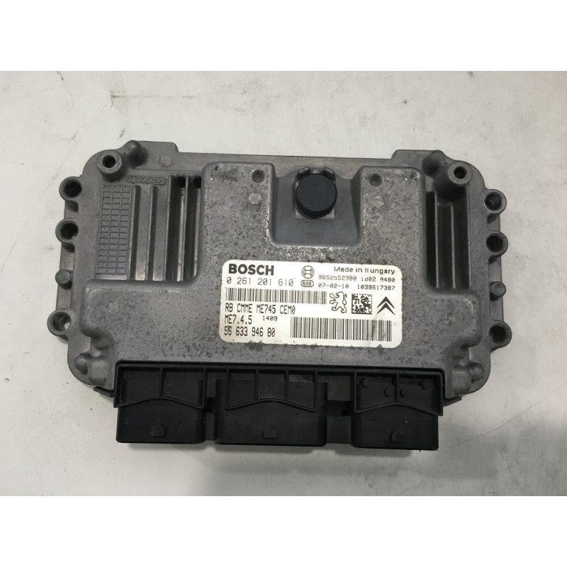 ECU MOTOR BOSCH ME7.4.5 0261201610 PSA 9663394680