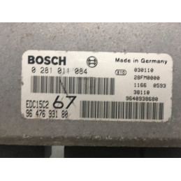 ECU BOSCH EDC15C2-11.1 0281011084 CITROEN XSARA PICASSO I 2.0 HDI 66KW 90HP RHY 9647693180 - WITH DISABLED IMMOBILIZER