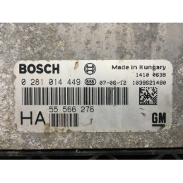 ECU MOTOR BOSCH EDC16C39-5.21 0281014449 OPEL 55566276 HA