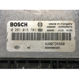 ECU MOTOR BOSCH EDC16CP33-6.6 0281015781 RENAULT 8200726880 8200980329