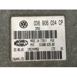 ECU MOTOR MAGNETI MARELLI IAW 4MV.FB 6160063502 VAG 036906034CP