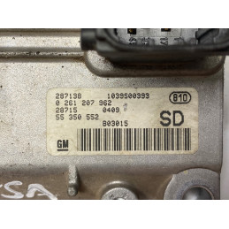 ECU MOTOR BOSCH ME7.6H4 0261207962 OPEL 55350552 SD