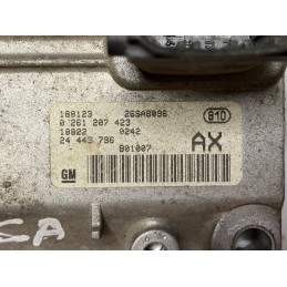 ECU MOTOR BOSCH ME7.6H4 0261207423 OPEL 24443796 AX