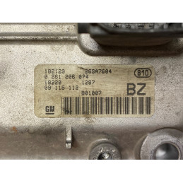 ECU MOTOR BOSCH ME7.6H4 0261206074 OPEL 09115112 BZ