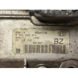 ECU MOTOR BOSCH ME7.6H4 0261206074 OPEL 09115112 BZ