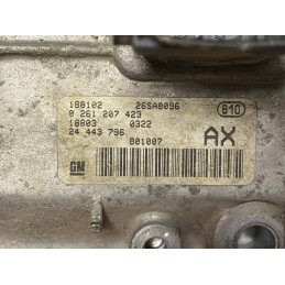 ECU MOTOR BOSCH ME7.6H4 0261207423 OPEL 24443796 AX