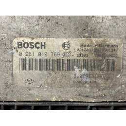 ENGINE ECU BOSCH EDC16C3-10.22 0281010769 RENAULT 8200263396 8200285406