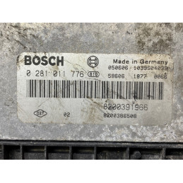 ECU MOTOR BOSCH EDC16C3-10.22 0281011776 RENAULT 8200391966 8200386508