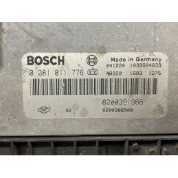 ECU MOTOR BOSCH EDC16C3-10.22 0281011776 RENAULT 8200391966 8200386508