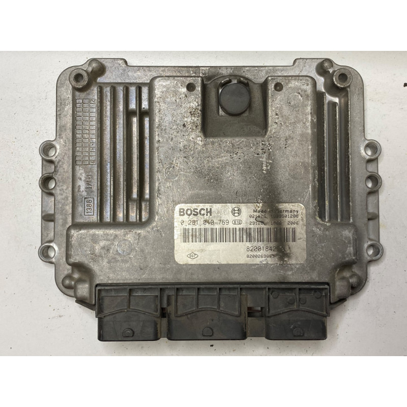 ECU MOTOR BOSCH EDC16C3-10.22 0281010769 RENAULT 8200184294 8200269883