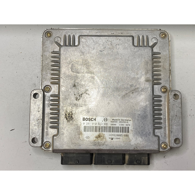ECU BOSCH EDC15C3-4.1 0281010633 RENAULT TRAFIC II 1.9 DCI 82CV HOM8200051609 8200119842 / SW 1037363190 / CON INMO ANULADO