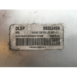 ECU MOTOR DELPHI DELCO HSFI-2.1 OPEL 09353459 DLSP