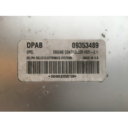 ECU MOTOR DELPHI DELCO HSFI-2.1 OPEL 09353489 DPAB