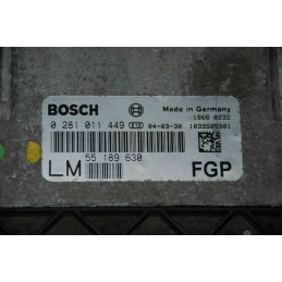 ECU MOTOR BOSCH EDC16C9 0281011449 OPEL 55189630