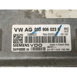 ECU MOTOR SIEMENS VDO SIMOS 9.1 5WP4080004 VAG 03D906023B