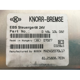 ECU FRENOS EBS KNORR-BREMSE BOSCH 0486106082 MAN 81.25808.7034