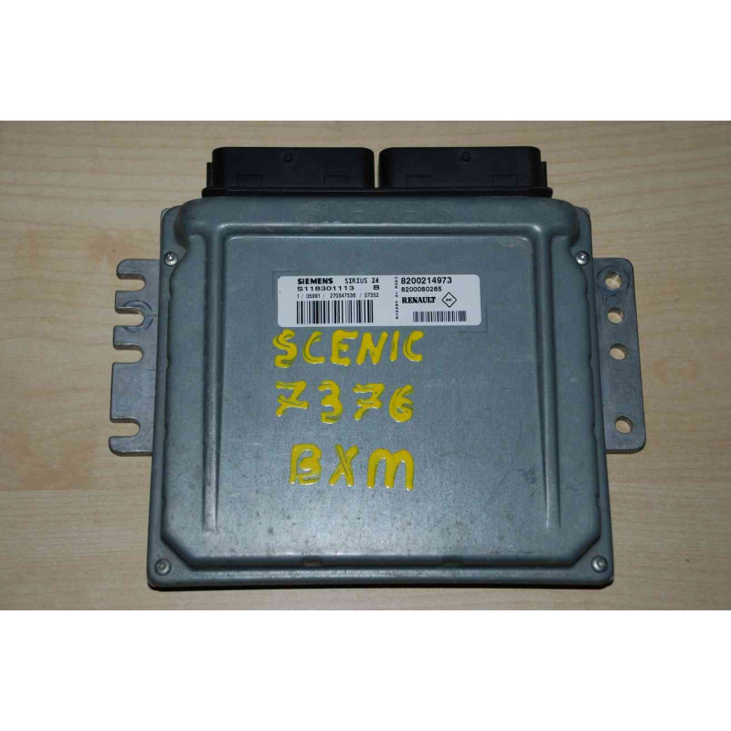 ECU MOTOR SIEMENS SIRIUS 34 S118301113B RENAULT 8200214973