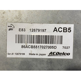 ECU MOTOR ACDELCO E83 OPEL 12679197 ACB5