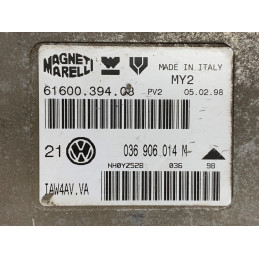 ECU MOTOR MAGNETI MARELLI IAW 4AV.VA 61600.394.08 VAG 036906014M