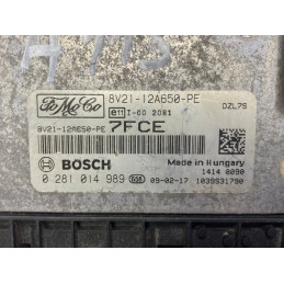 ECU MOTOR BOSCH EDC16C34-5.101 0281014989 FORD 8V21-12A650-PE 7FCE