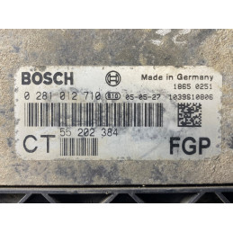 ENGINE ECU BOSCH EDC16C9-3.12 0281012710 OPEL 55202384 CT