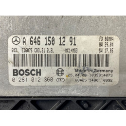 ECU MOTOR BOSCH EDC16C2-7.31 0281012360 MERCEDES-BENZ A6461501291