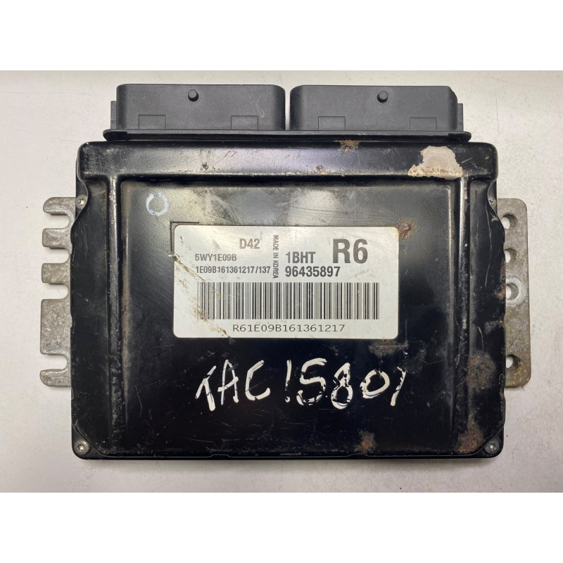 ECU MOTOR SIEMENS D42 5WY1E09B CHEVROLET 96435897 1BHT R6