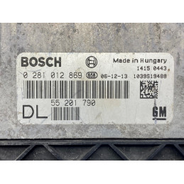 ECU MOTOR BOSCH EDC16C39 0281012869 OPEL 55201790