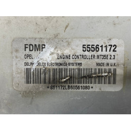 ENGINE ECU DELPHI DELCO MT35E 2.3 OPEL 55561172 FDMP