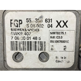 ECU MOTOR SIEMENS VDO SIMTEC 75.1 5WK9407 OPEL 55355631