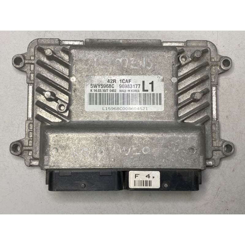 ECU MOTOR SIMENS 42R 5WY5968C CHEVROLET 96983177 1CAF ECU MOTOR SIMENS 42R 5WY5968C CHEVROLET 96983177 1CAF