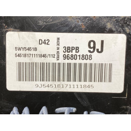 ECU MOTOR SIEMENS D42 5WY5451B CHEVROLET 96801808 3BPB 9J